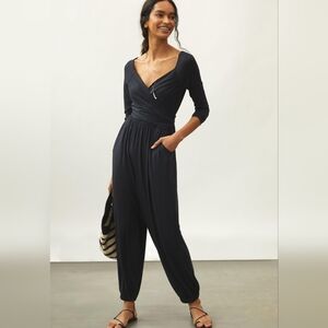 Daily Practice by Anthropologie Ruffled Lounge Jumpsuit